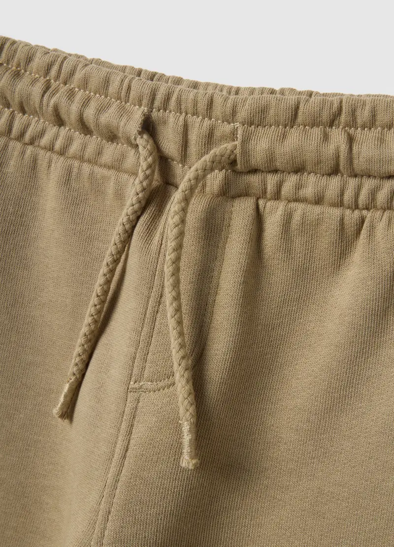 Pantaloni In Puro Cotone Beige Da Bimbo Regular Fit A Forma Di Dinosauro, Bambino, Beige miniatura 3