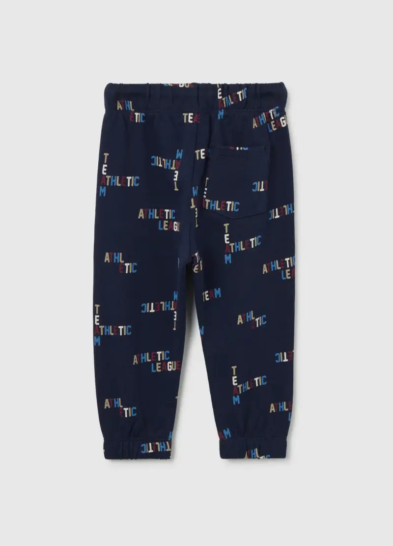 Pantaloni Multicolor Da Bimbo In Puro Cotone Regular Fit Con Stampe, Bambino, Multicolor miniatura 2