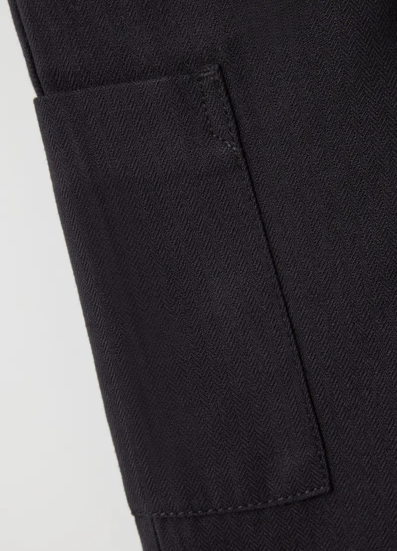 FAGOTTINO, Pantaloni Neri Da Neonato Regular Fit, Bambino, Nero, Taglia: 12-18 miniatura 3