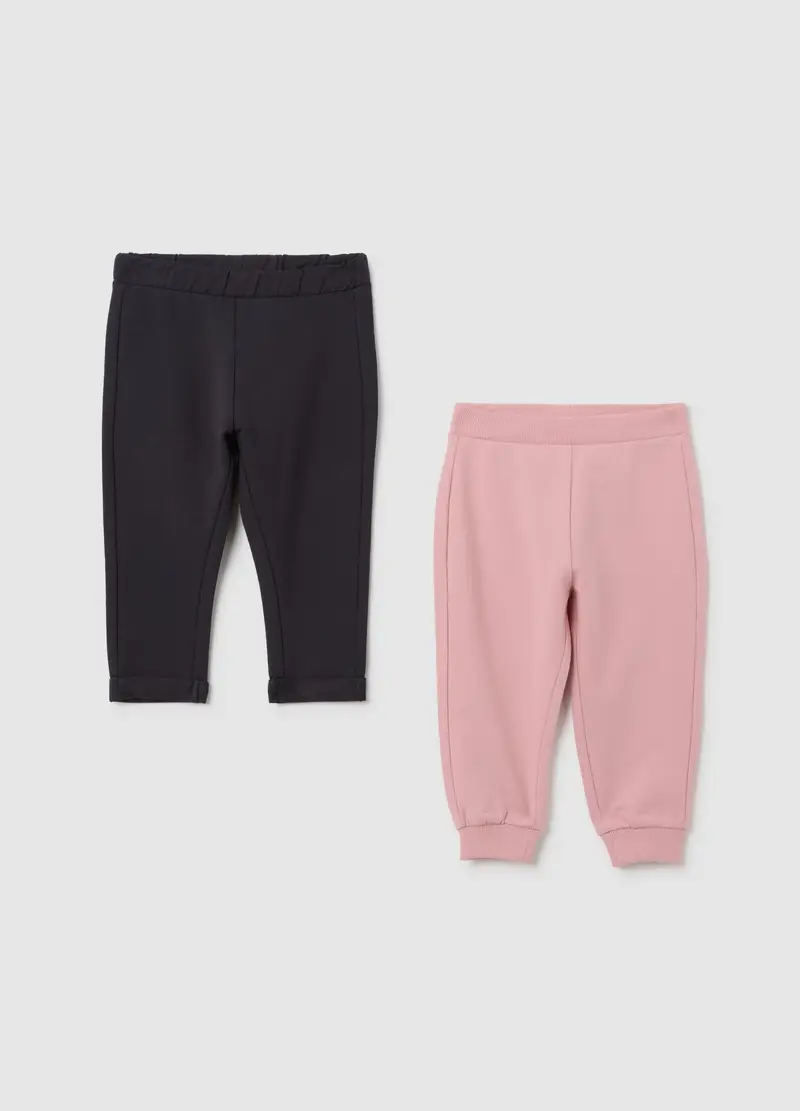 FAGOTTINO, Pantaloni Rosa Elasticizzati Per Bambina, Nero, Taglia: 9-12