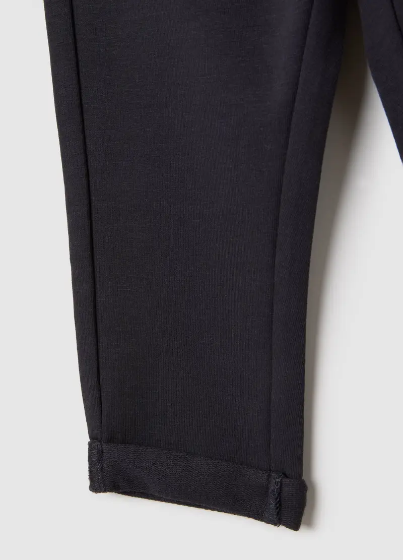 FAGOTTINO, Pantaloni Rosa Elasticizzati Per Bambina, Nero, Taglia: 9-12 miniatura 3