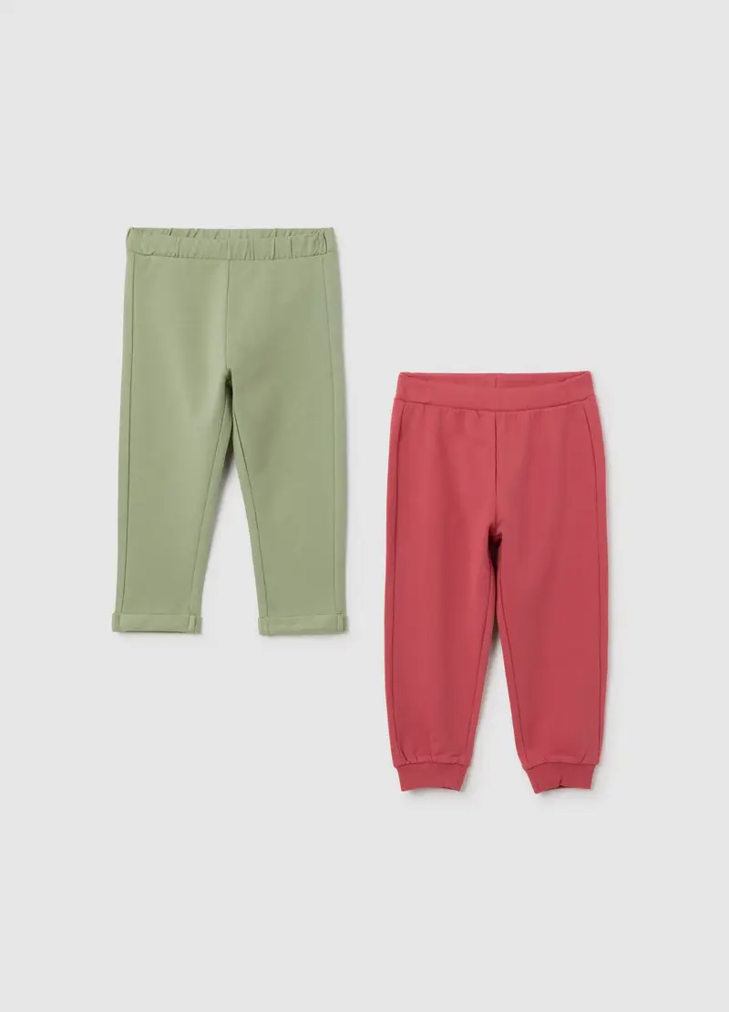 FAGOTTINO, Pantaloni Rosa Elasticizzati Per Bambina, Verde, Taglia: 9-12