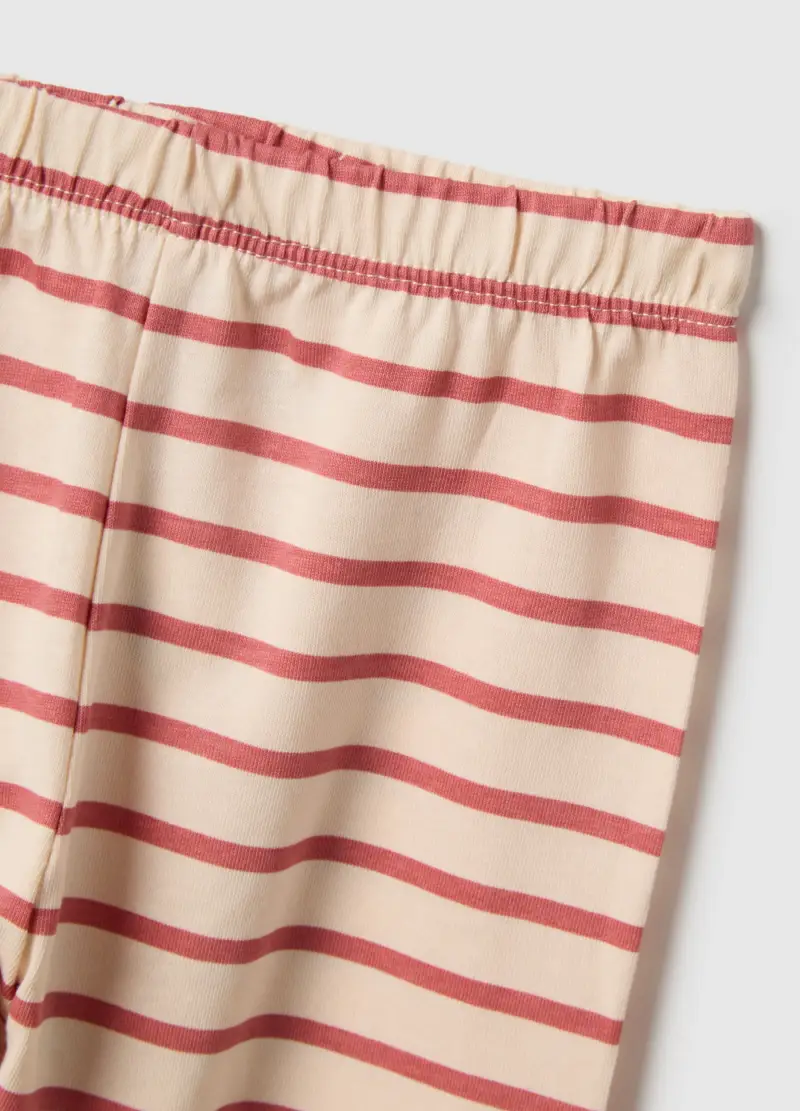 Pigiama A Righe Multicolor Da Neonato In Puro Cotone Regular Fit, Bambino, Multicolor miniatura 3