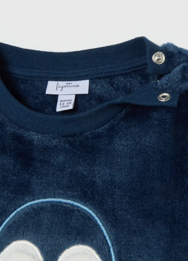 Pigiama Blu Da Neonato Con Stampa Pinguino Regular Fit, Bambino, Blu miniatura 3