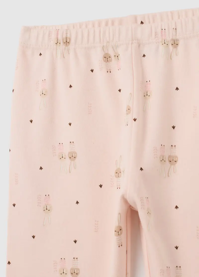 FAGOTTINO, Pigiama Da Bambina In Puro Cotone Rosa Regular Fit, Rosa, Taglia: 9-12 miniatura 2