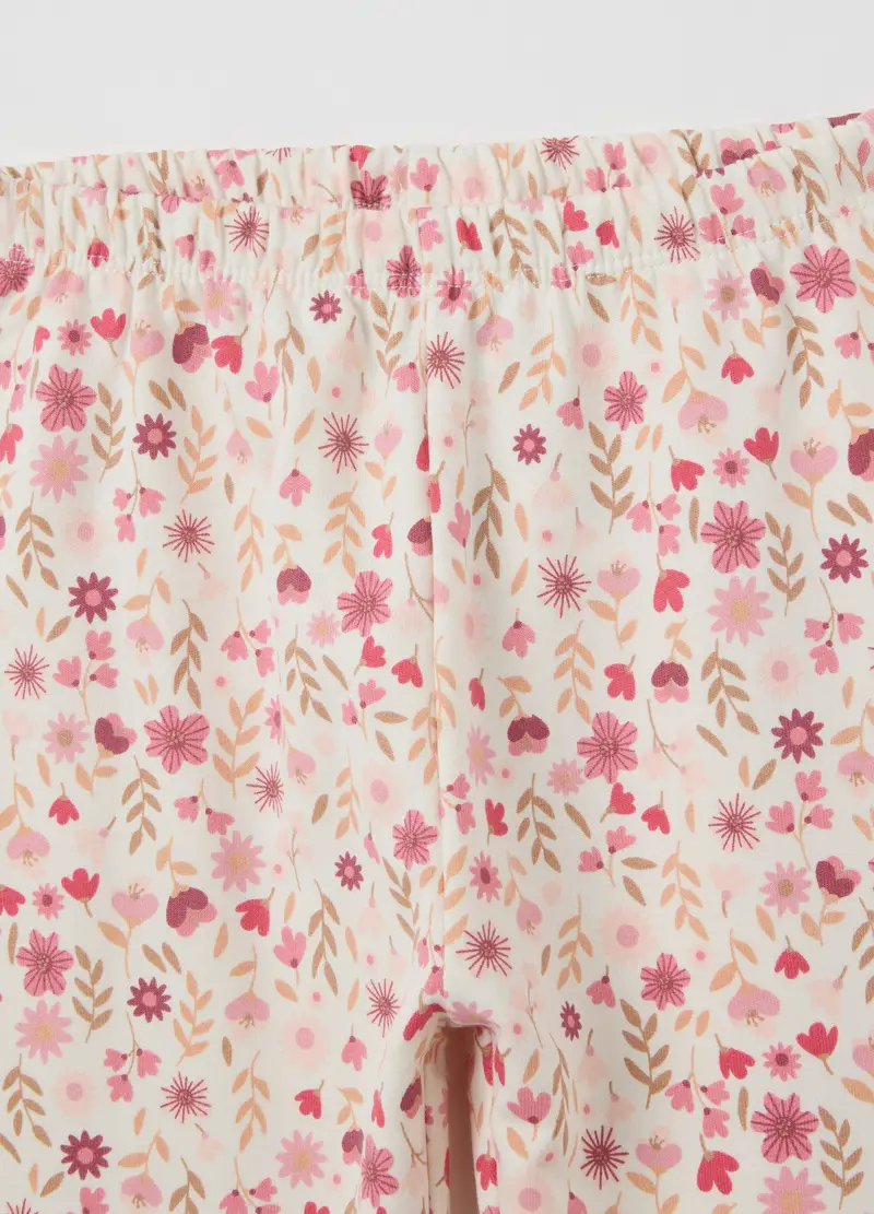 Pigiama Da Neonata In Puro Cotone Multicolor Con Stampa Floreale, Bambina, Multicolor miniatura 3