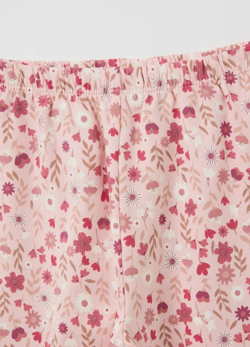 Pigiama Da Neonata In Puro Cotone Multicolor Con Stampa Floreale, Bambina, Rosa miniatura 3