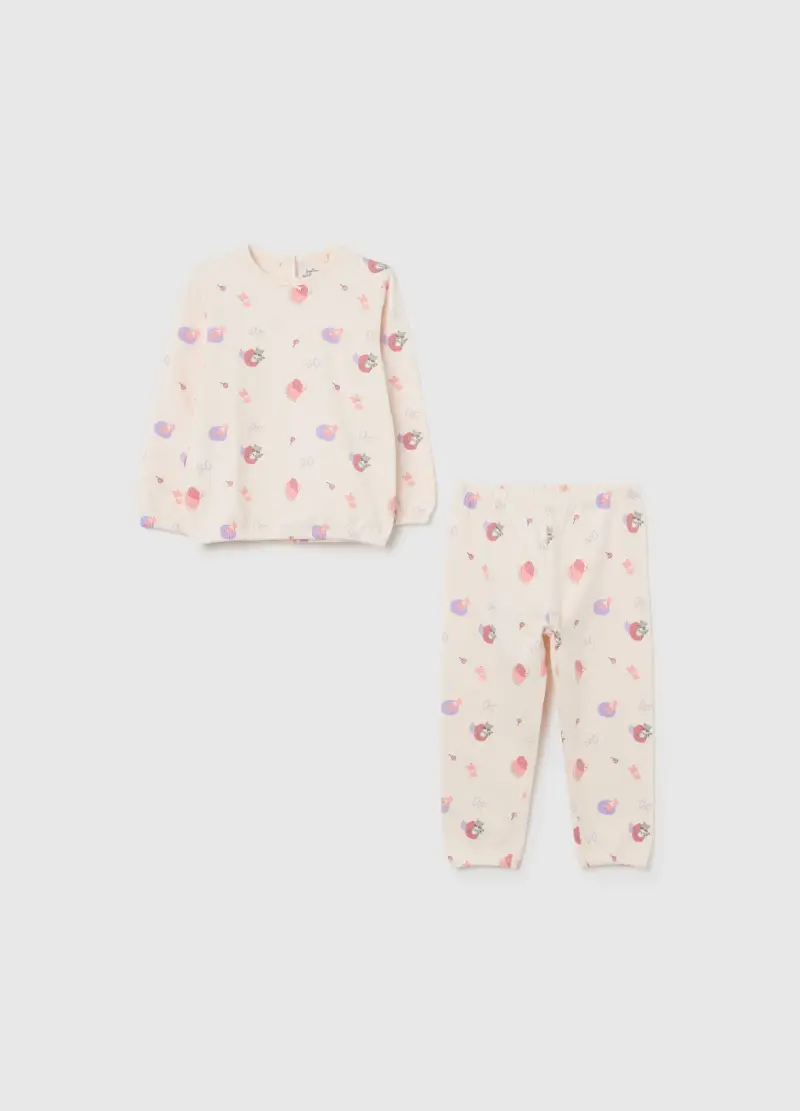 Pigiama Da Neonata In Puro Cotone Multicolor Regular Fit, Bambina, Multicolor