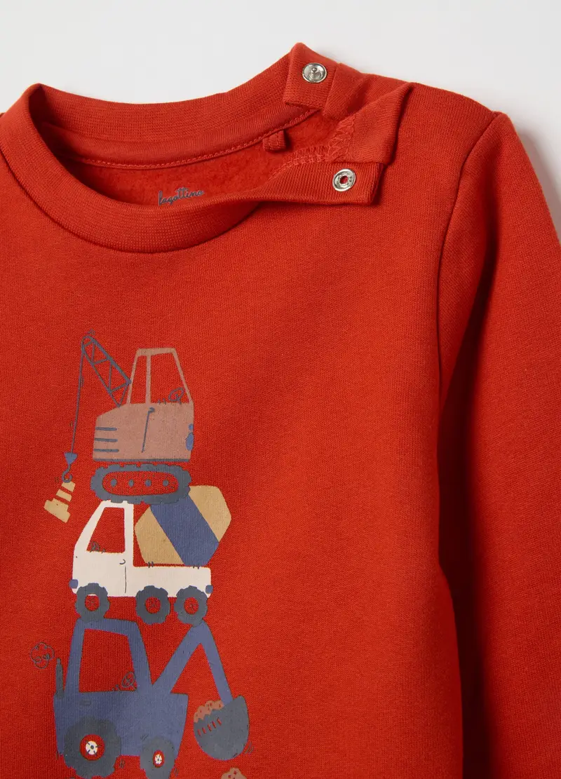 Pigiama Da Neonato In Puro Cotone Multicolor Con Stampa, Bambino, Multicolor miniatura 3