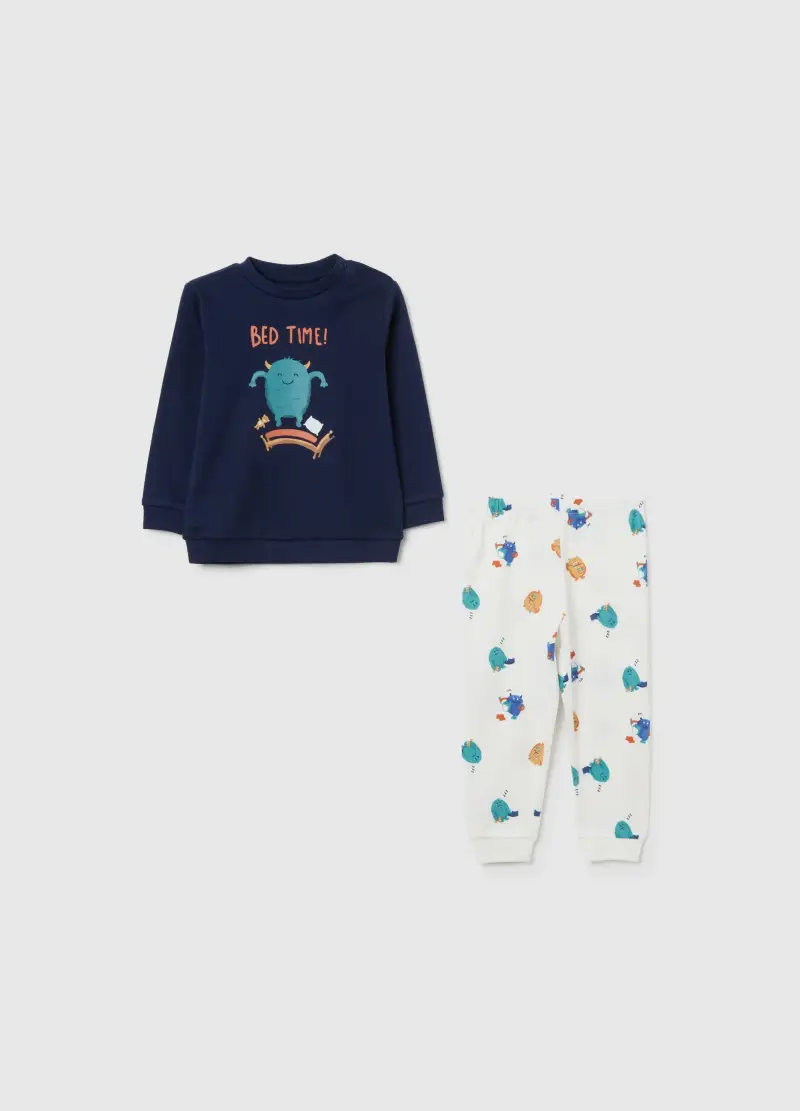 Pigiama Da Neonato In Puro Cotone Multicolor Regular Fit, Bambino, Multicolor