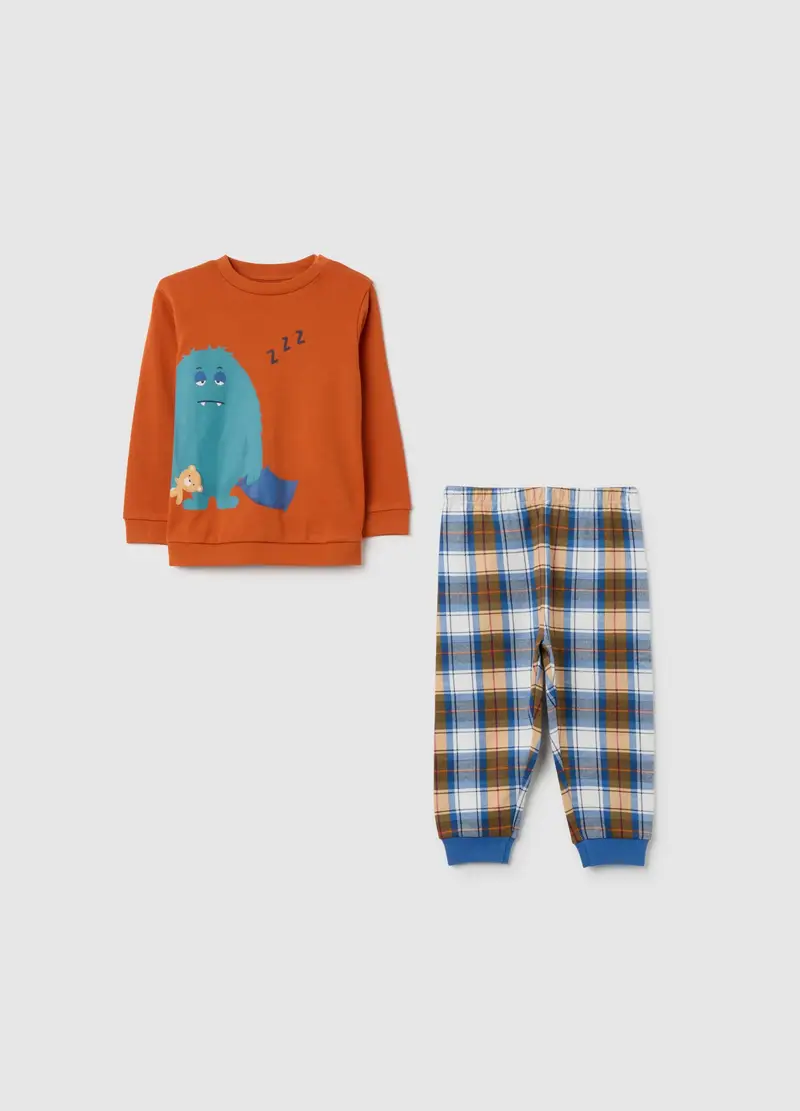 FAGOTTINO, Pigiama Da Neonato In Puro Cotone Multicolor Regular Fit, Bambino, Multicolor, Taglia: 9-12