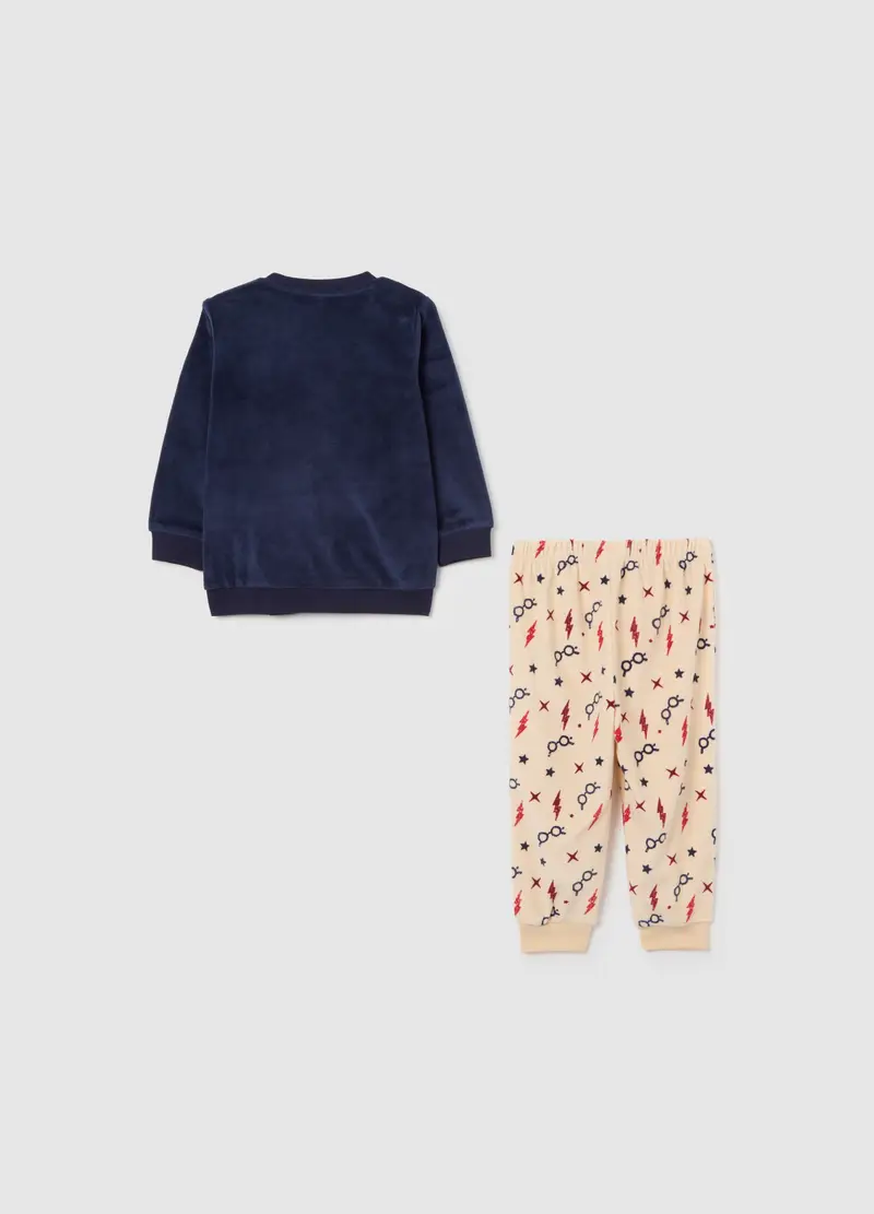 Pigiama Da Neonato In Velour Multicolor Regular Fit Di Harry Potter, Unisex, Multicolor miniatura 2