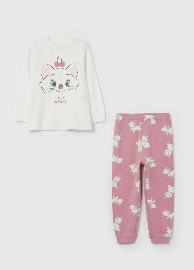 Pigiama In Cotone Bio Con Stampa Minu, Bambina, Multicolor