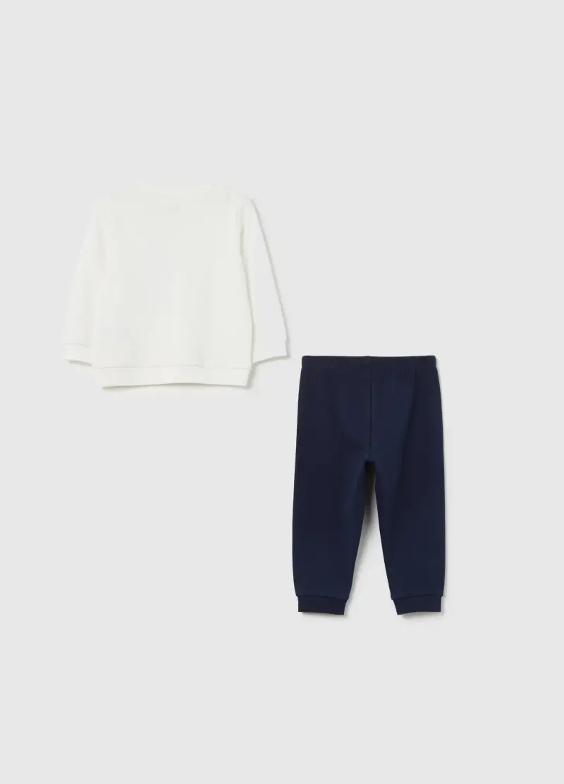 Pigiama In Cotone Bio Con Stampa Mostriciattoli, Bambino, Multicolor miniatura 2