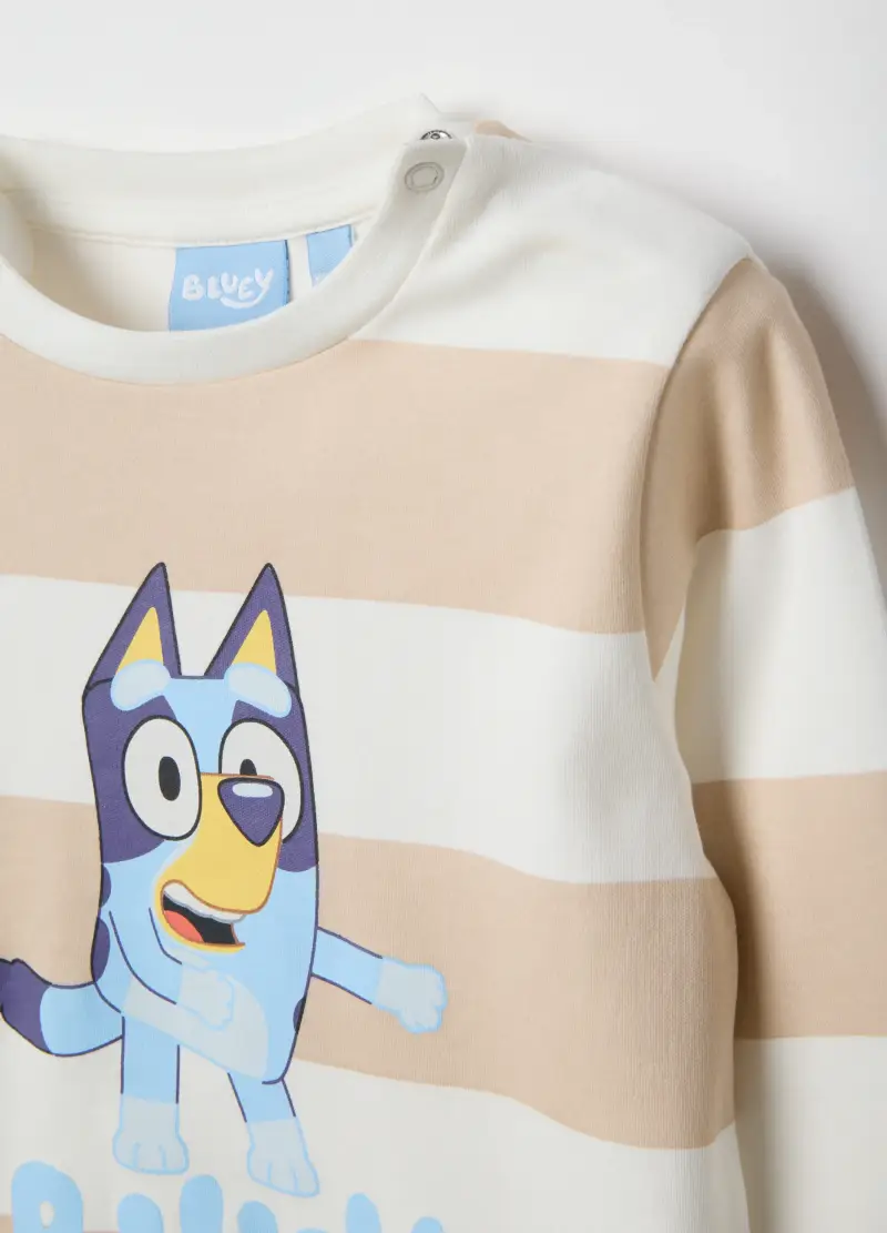 Pigiama In Puro Cotone A Righe Multicolor Da Neonato Regular Fit, Unisex, Multicolor miniatura 3