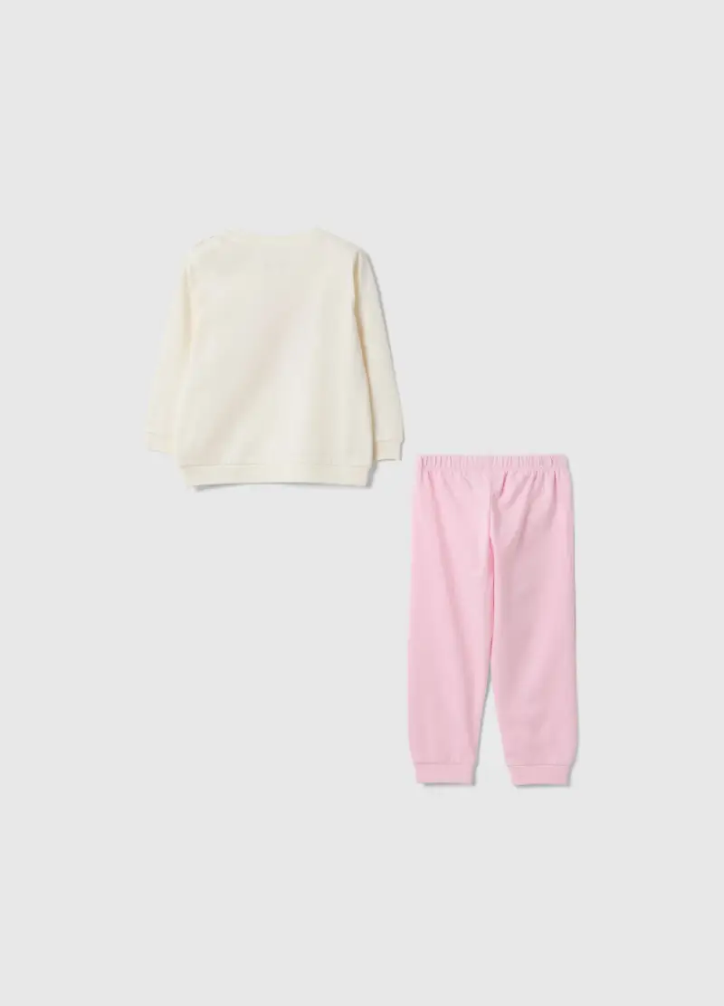 Pigiama In Puro Cotone Multicolor Da Neonata Regular Fit Con Farfalla, Bambina, Multicolor miniatura 2