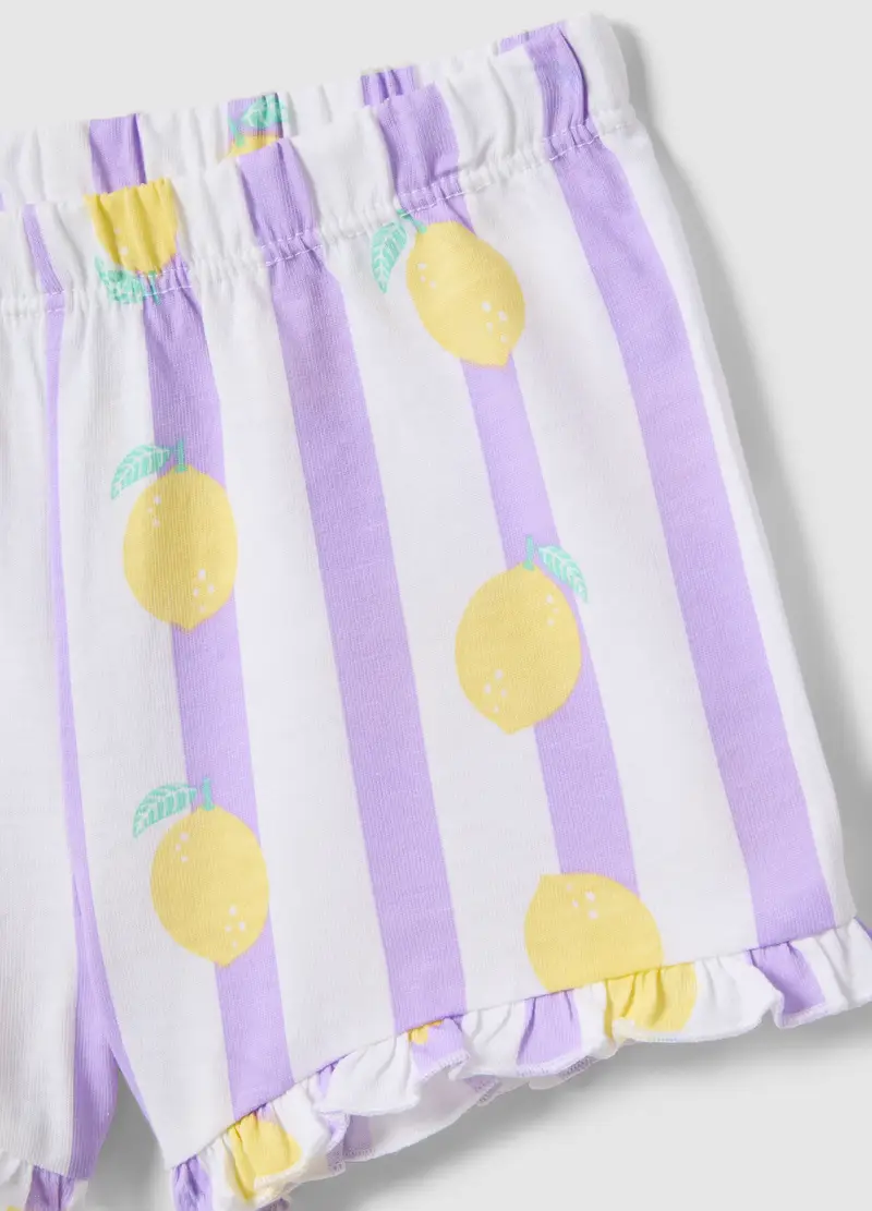 Pigiama In Puro Cotone Multicolor Da Neonata Regular Fit Con Minnie, Bambina, Multicolor miniatura 3