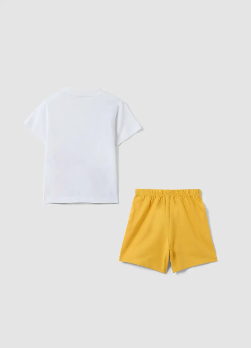 Pigiama In Puro Cotone Multicolor Da Neonato Regular Fit Con Animali, Bambino, Multicolor miniatura 2