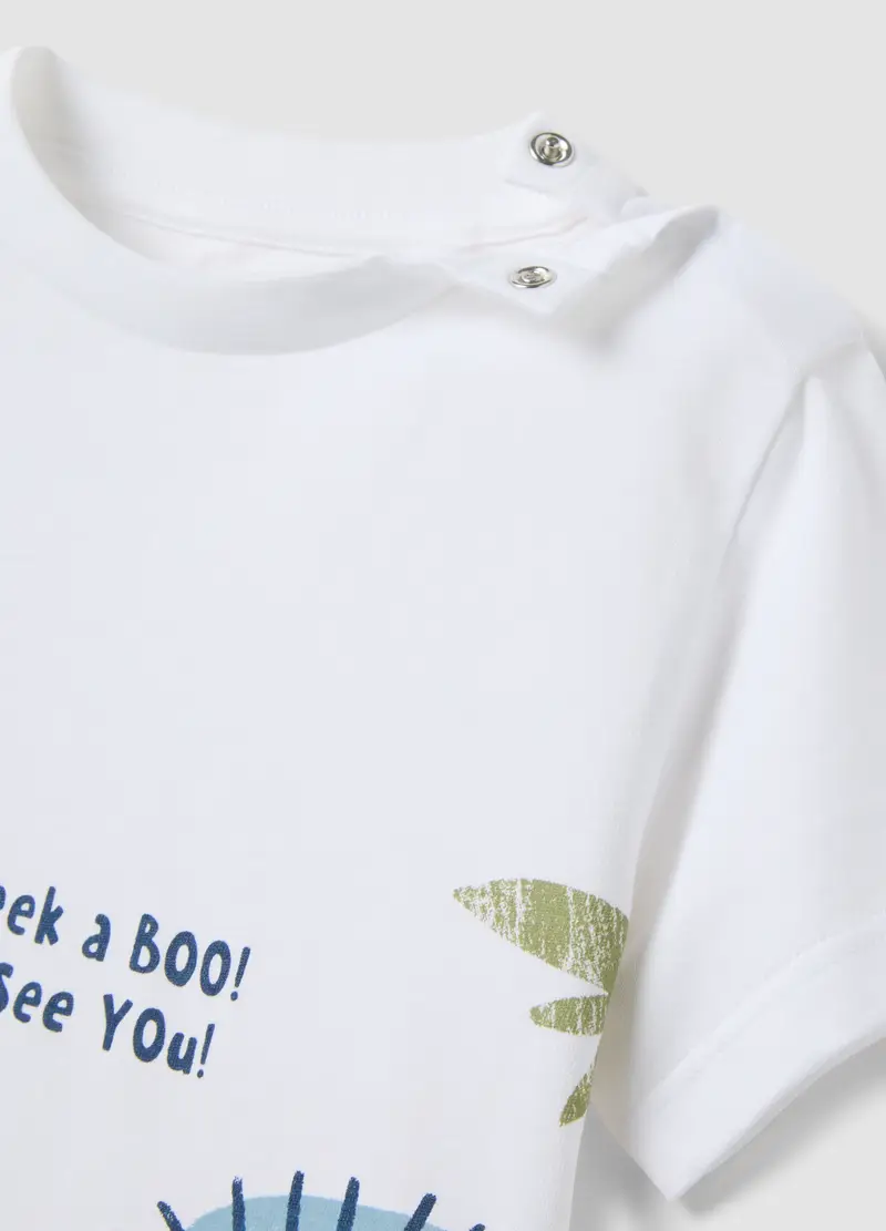 Pigiama In Puro Cotone Multicolor Da Neonato Regular Fit Con Animali, Bambino, Multicolor miniatura 3