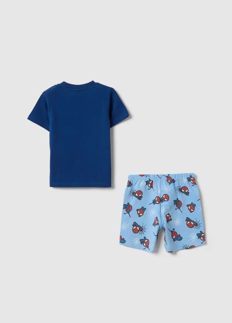 Pigiama In Puro Cotone Multicolor Da Neonato Regular Fit Con Spider-man, Bambino, Multicolor miniatura 2