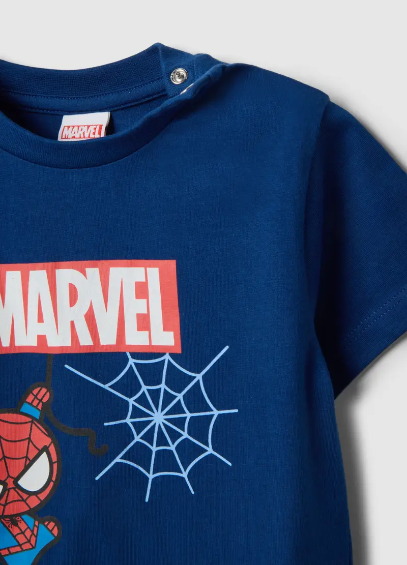 Pigiama In Puro Cotone Multicolor Da Neonato Regular Fit Con Spider-man, Bambino, Multicolor miniatura 3