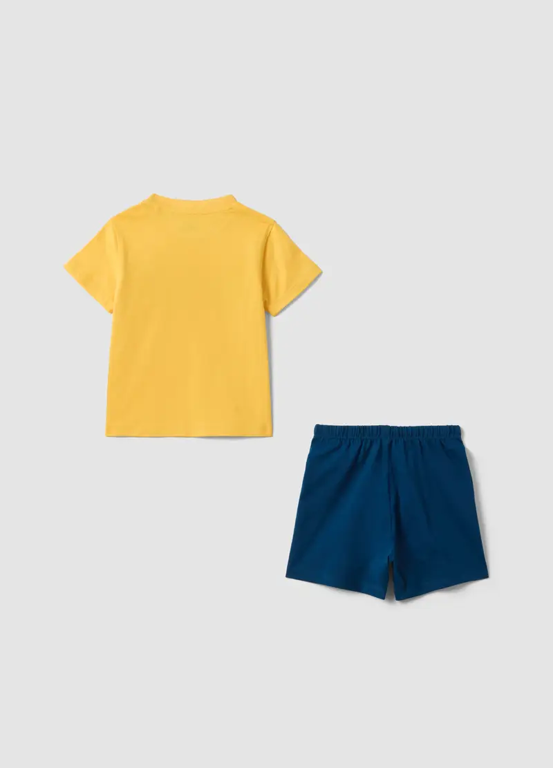 Pigiama In Puro Cotone Multicolor Da Neonato Regular Fit Con Stampa, Bambino, Multicolor miniatura 2