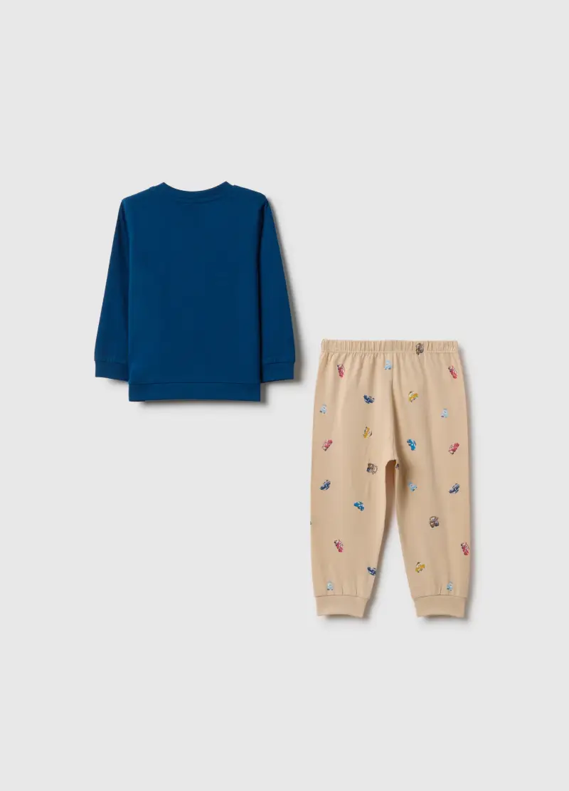 Pigiama In Puro Cotone Multicolor Da Neonato Regular Fit Con Stampe Cars, Bambino, Multicolor miniatura 2