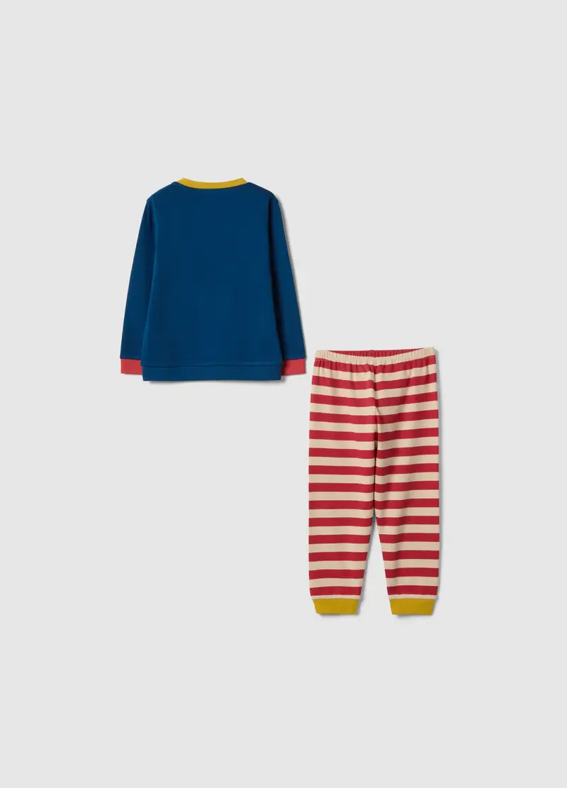 Pigiama In Puro Cotone Multicolor Da Neonato Regular Fit Con Supereroi, Bambino, Multicolor miniatura 2