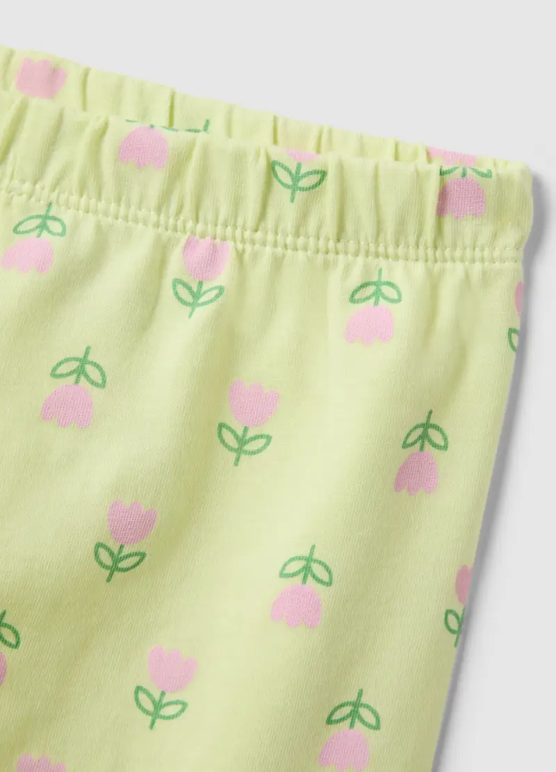 Pigiama In Puro Cotone Multicolor Regular Fit Per Bimbi, Bambina, Multicolor miniatura 3