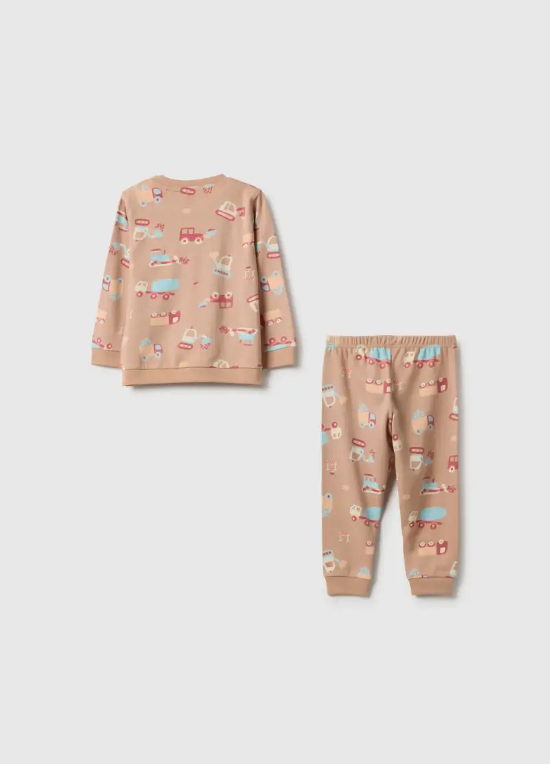 Pigiama Multicolor Da Neonato In Puro Cotone Regular Fit Con Stampe, Bambino, Multicolor miniatura 2