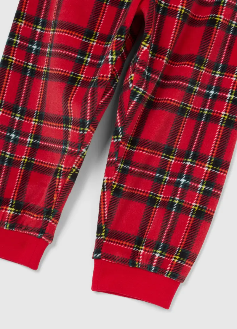 Pigiama Multicolor Da Neonato In Velour Con Stampa, Bambino, Multicolor miniatura 3