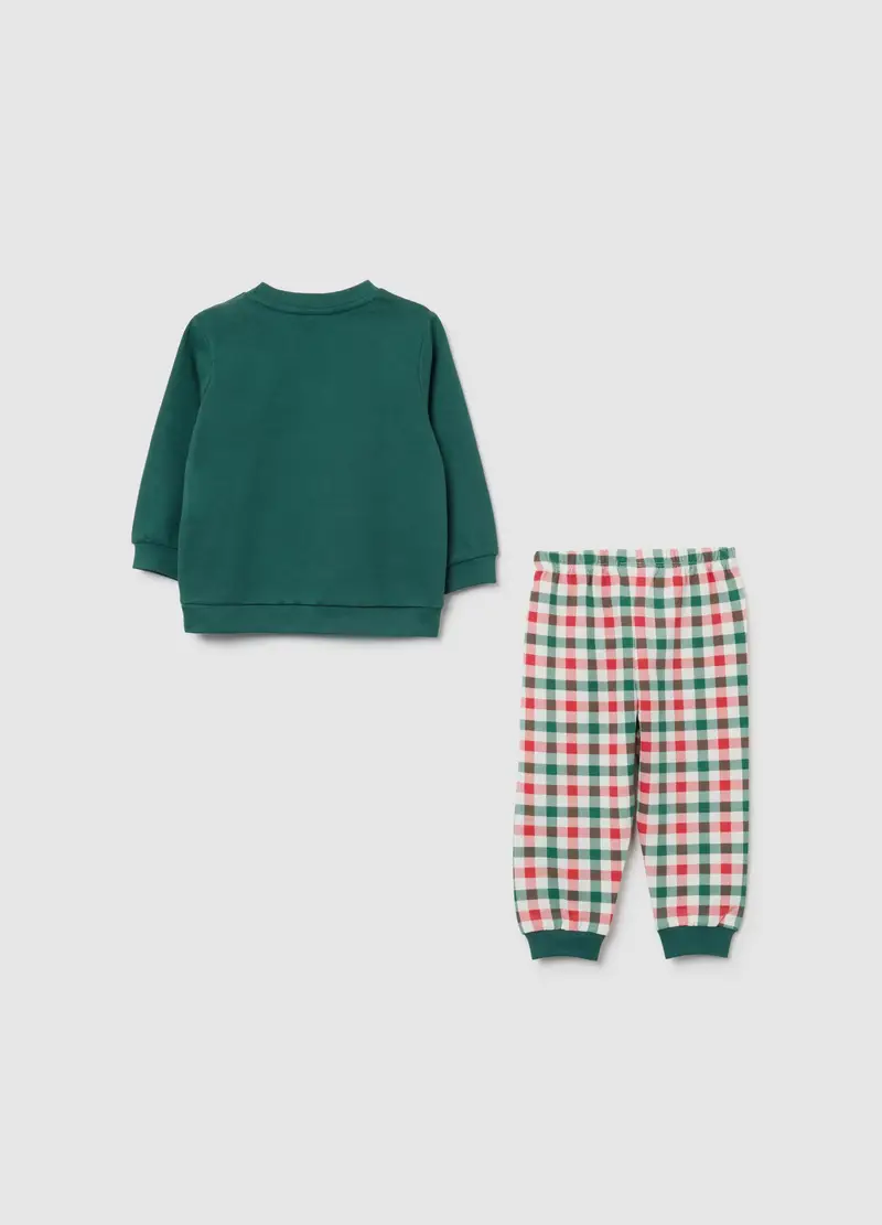 Pigiama Natalizio Da Neonato In Puro Cotone Multicolor Regular Fit, Bambino, Multicolor miniatura 2