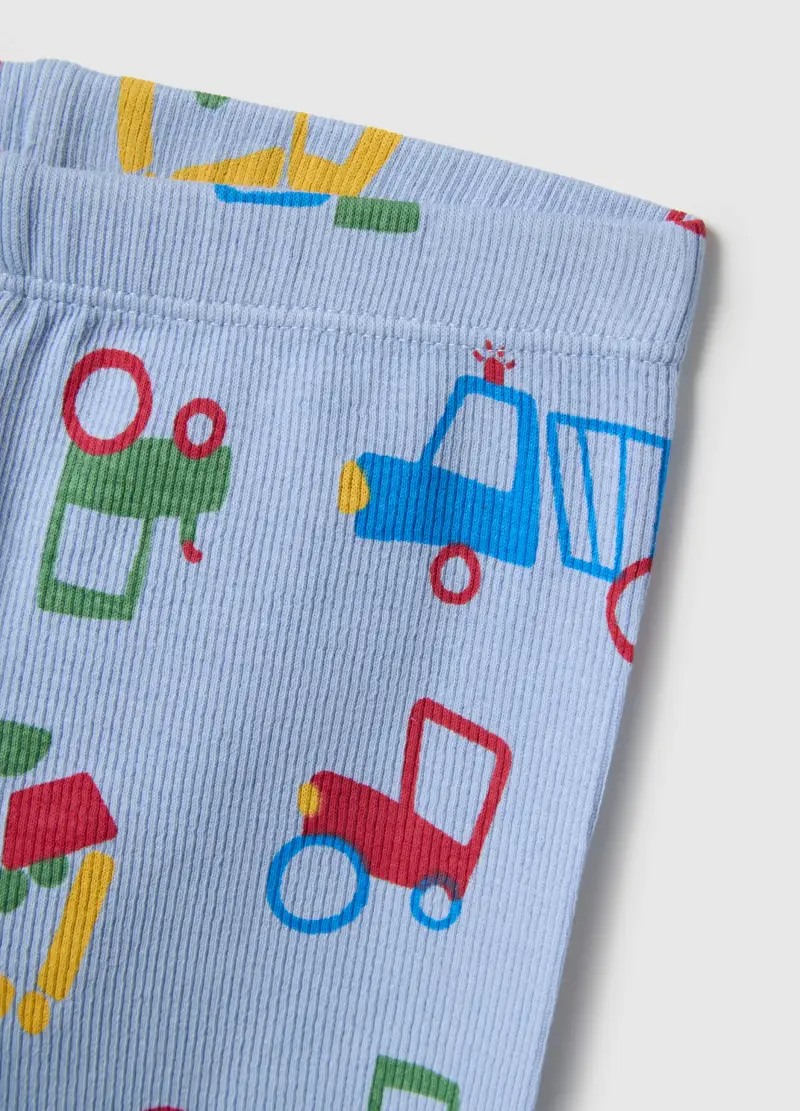 Pigiama Per Neonati In Misto Cotone Multicolor Regular Fit Con Stampa, Bambino, Multicolor miniatura 3