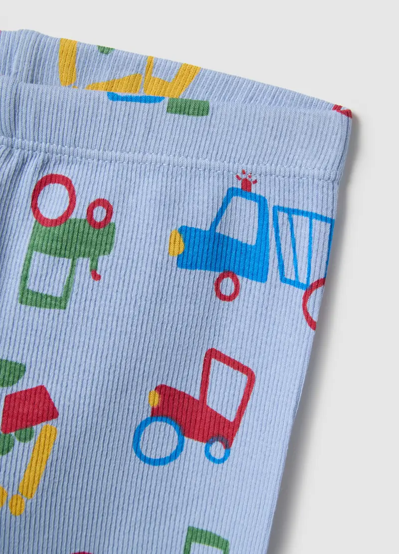 Pigiama Per Neonati In Misto Cotone Multicolor Regular Fit Con Stampa, Bambino, Multicolor miniatura 3