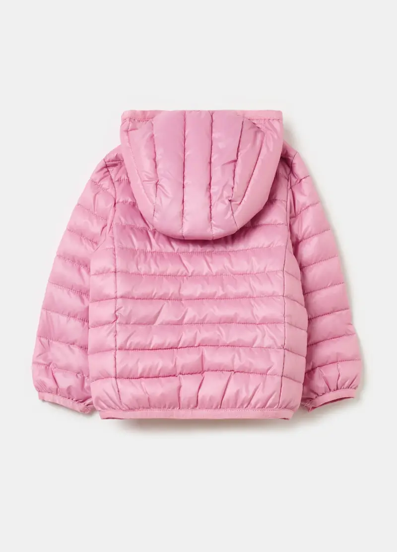 Piumino Ultralight Con Cappuccio, Bambina, Rosa miniatura 2