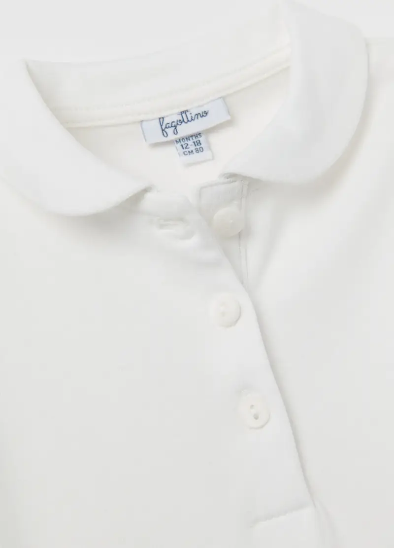 FAGOTTINO Polo Bambina Bianco 3882768 miniatura 3