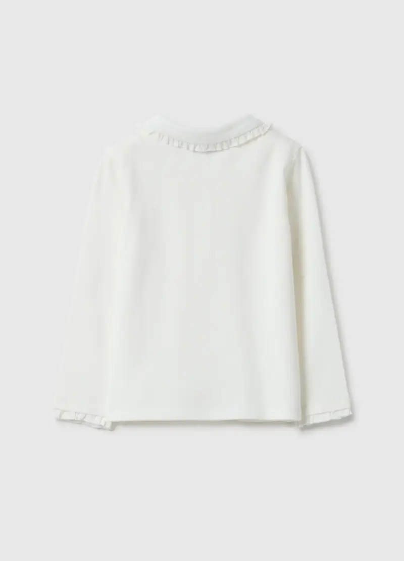 FAGOTTINO Polo Bambina Bianco 3989717 miniatura 2