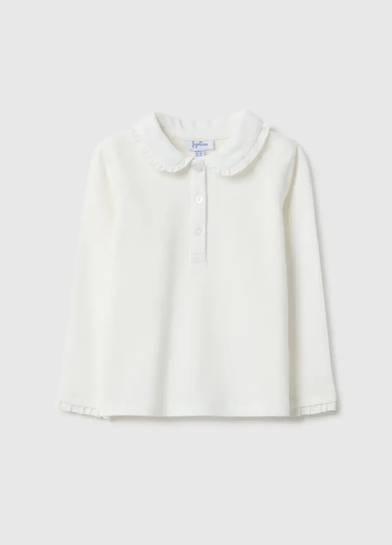 FAGOTTINO Polo Bambina Bianco 3989717