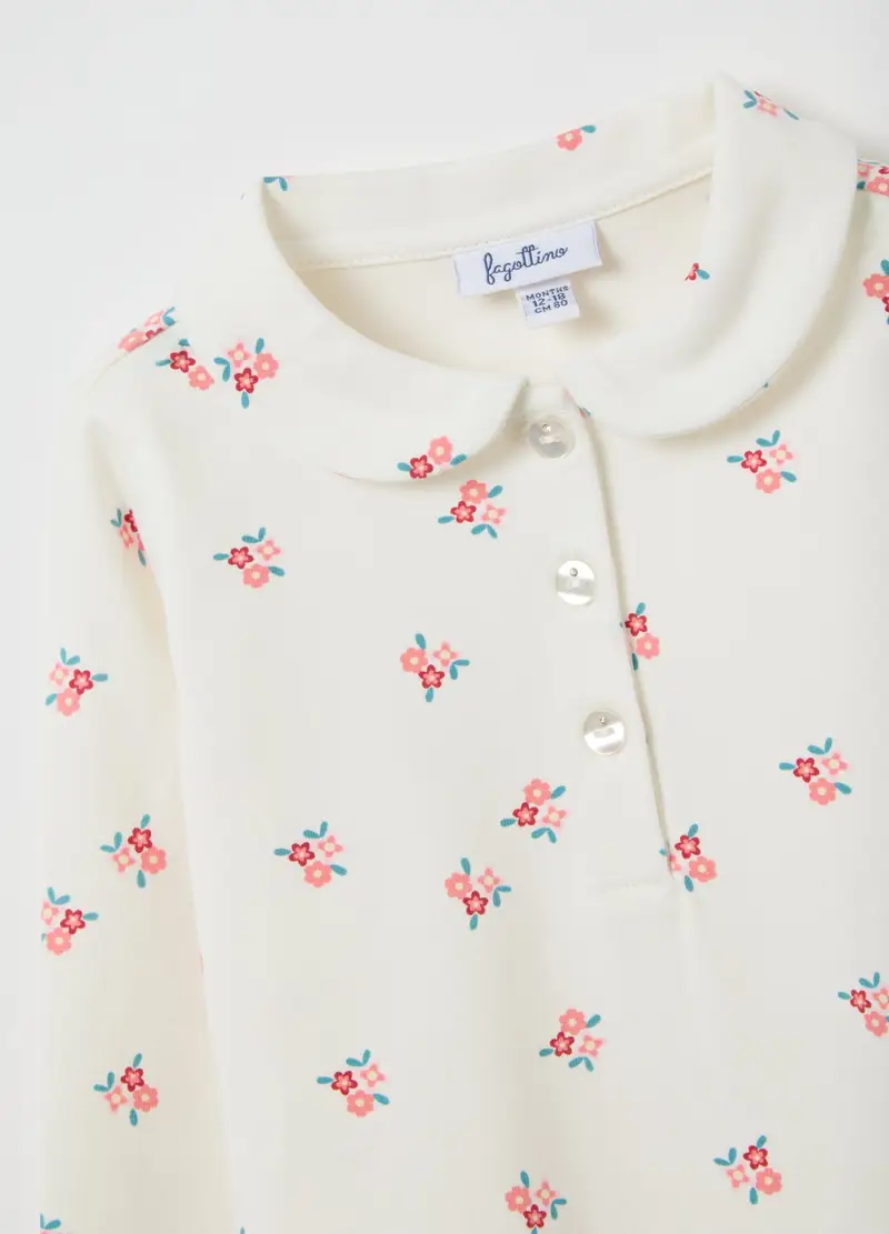 FAGOTTINO Polo Bambina Bianco 1094113 miniatura 2