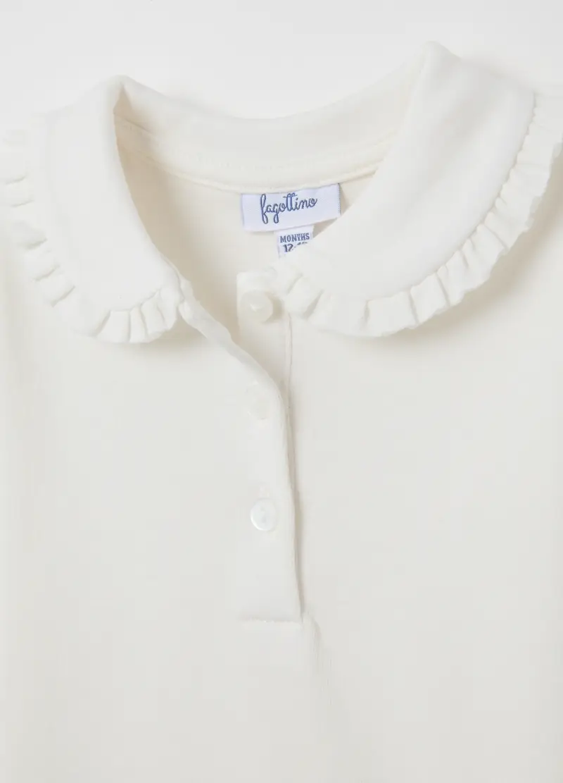 FAGOTTINO Polo Bambina Bianco 2616404 miniatura 3