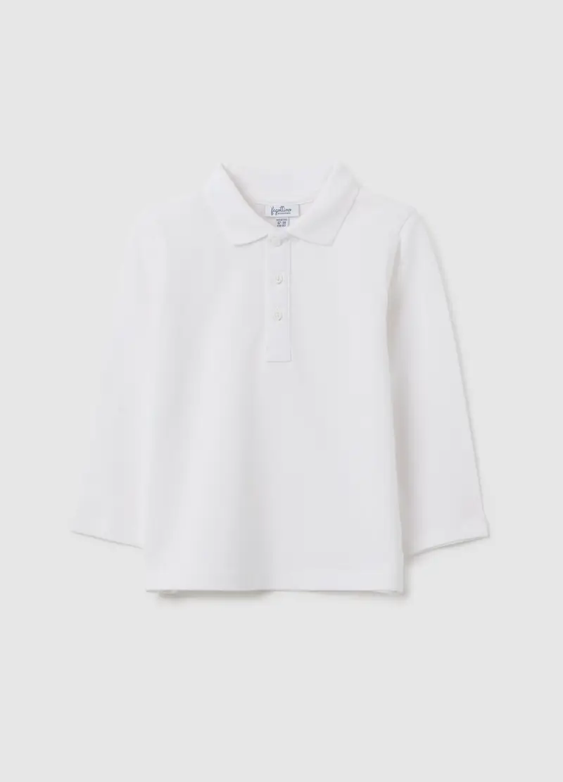 FAGOTTINO Polo Neonato Bianco 1175488