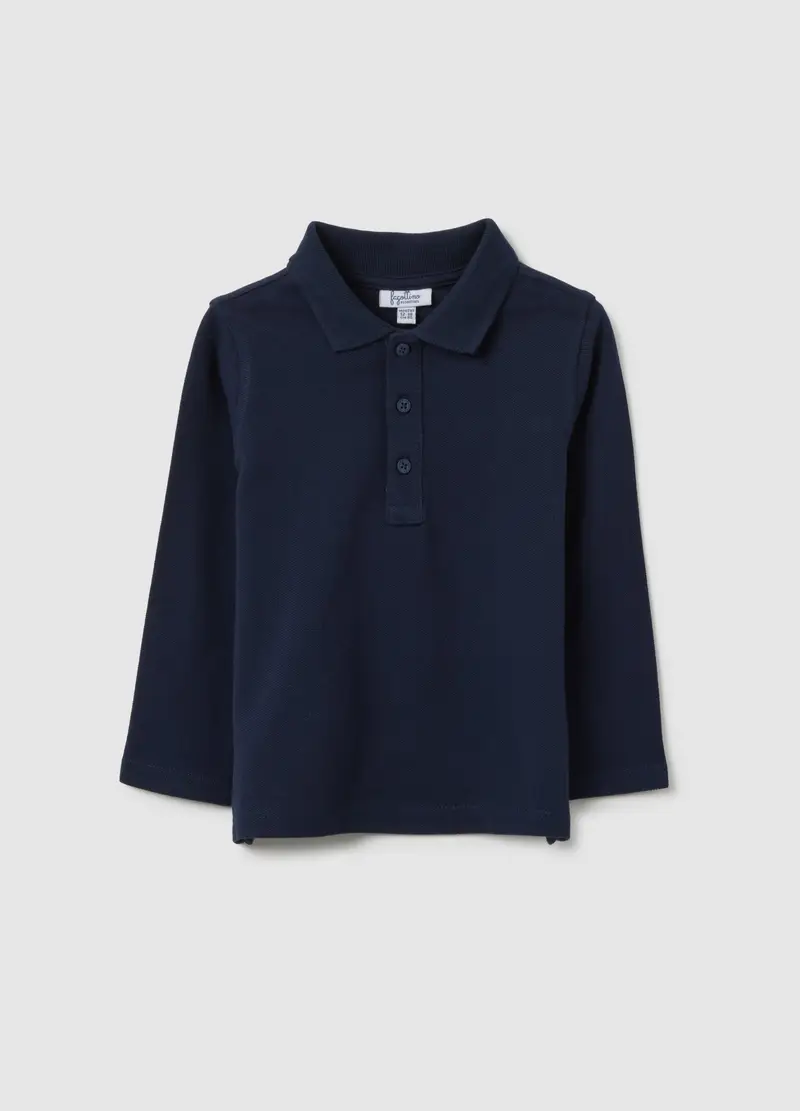 FAGOTTINO Polo Neonato Blu 1175489