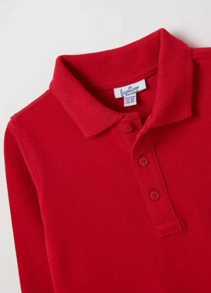 FAGOTTINO Polo Bambino Rosso 1175490 miniatura 3