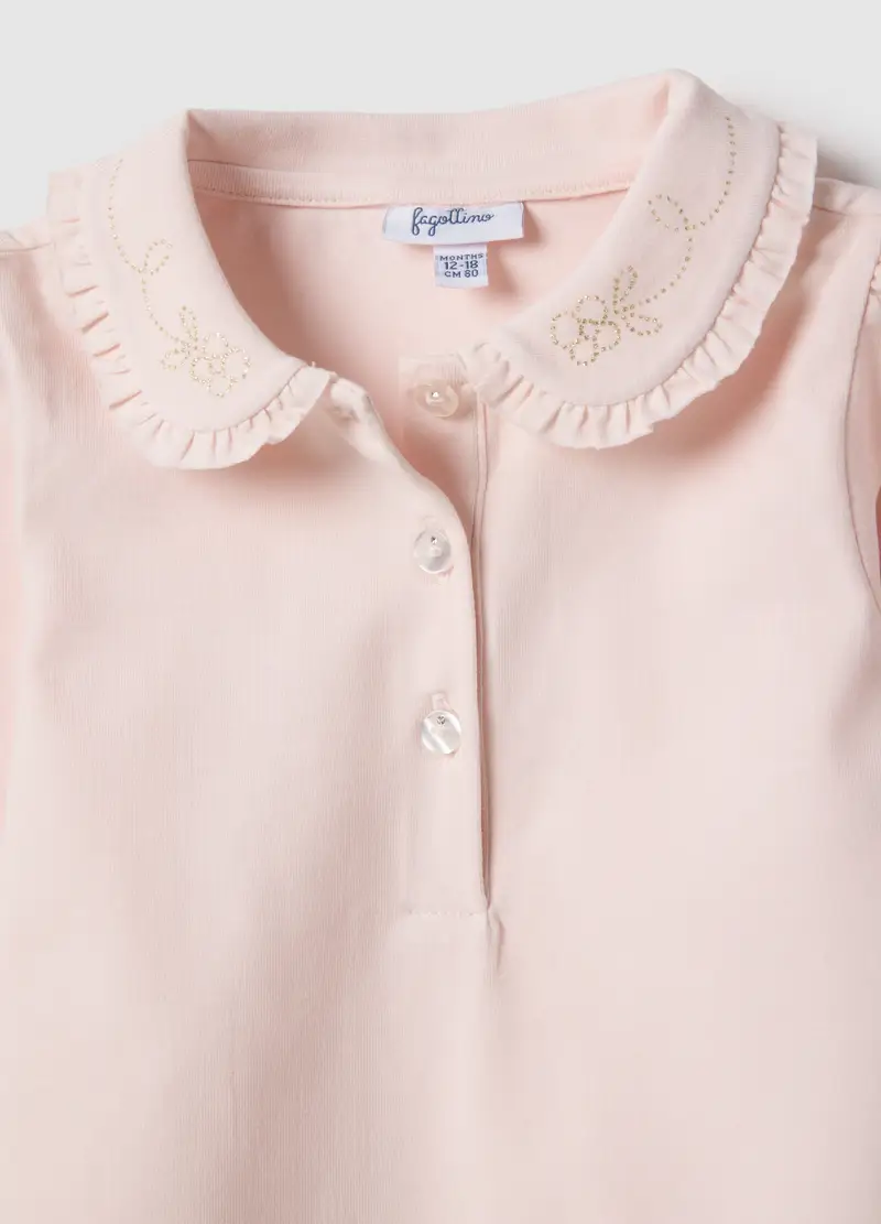 FAGOTTINO Polo Bambina Rosa 4329639 miniatura 3