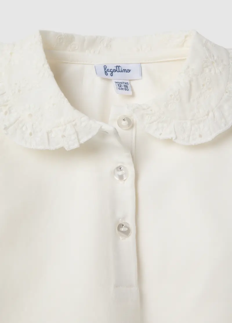 FAGOTTINO Polo Bambina Bianco 4329642 miniatura 3