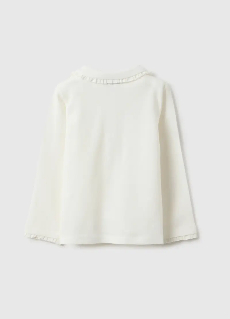 FAGOTTINO Polo Bambina Bianco 4022163 miniatura 2