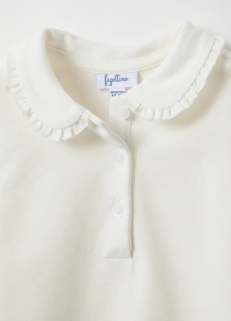 FAGOTTINO Polo Bambina Bianco 4022163 miniatura 3