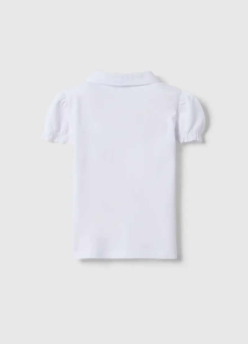 FAGOTTINO Polo Bambina Bianco 4312500 miniatura 2