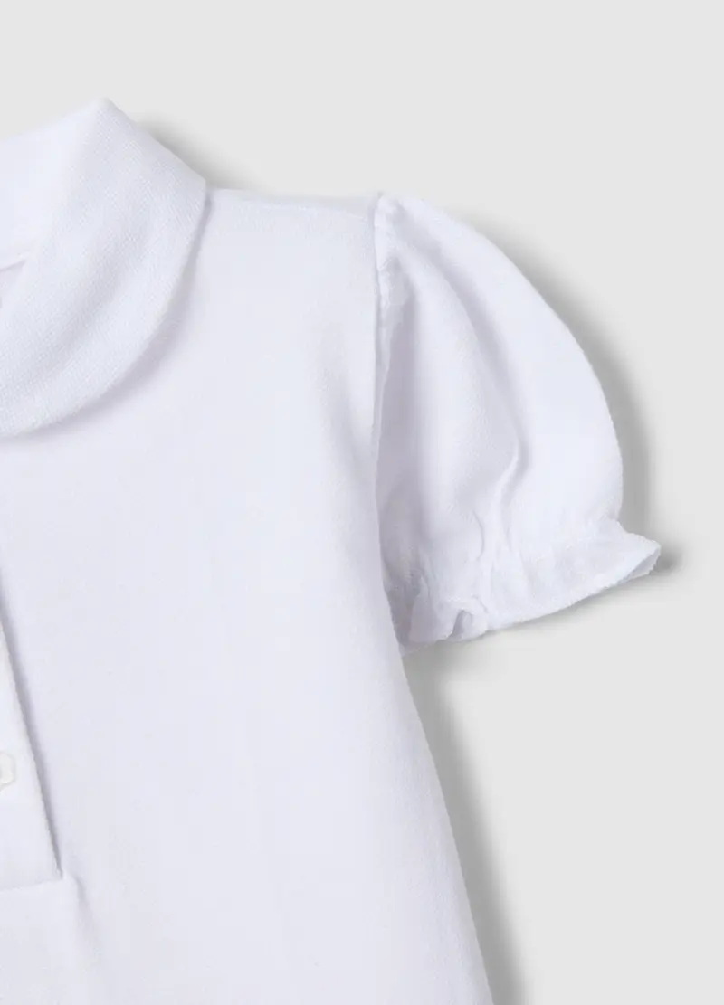 FAGOTTINO Polo Bambina Bianco 4312500 miniatura 3