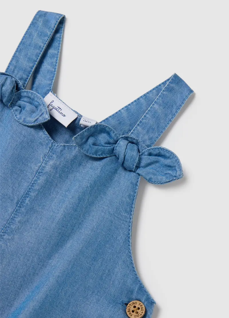 FAGOTTINO Salopette Bambina Denim 988210 miniatura 2